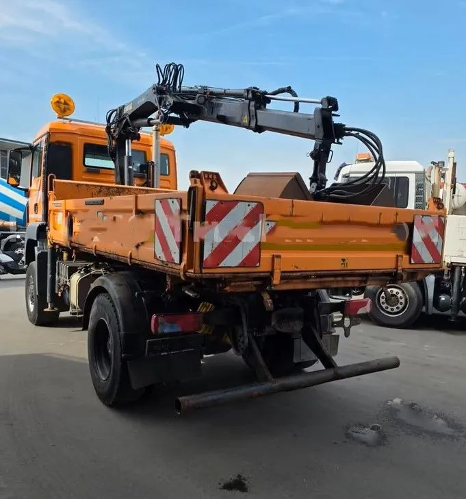 Sklápač MAN TGS 18.320 4x4 – Wywrotka trójstronna Meiller + Kran HIAB | Komunalny | Euro 5: obrázok 11
