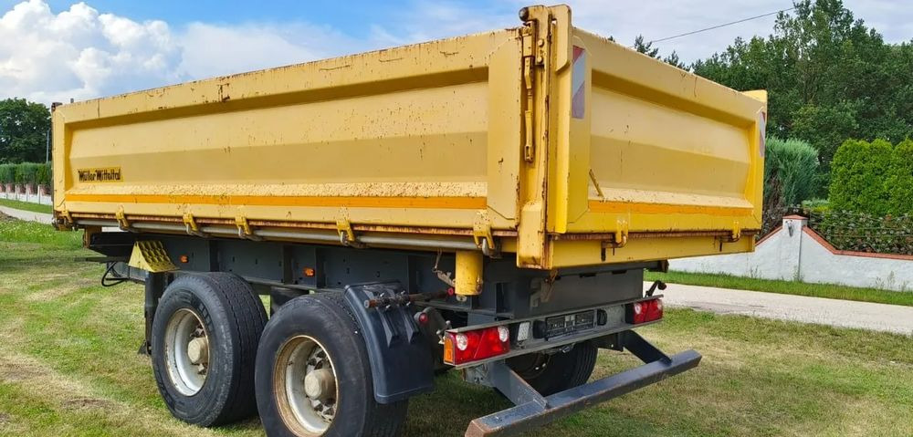 Miller Przyczepa Tandem R180 | Kipper Wywrotka trójstronna | Bordmatik- Manual | Zawieszenie pneumatyczne | Oś podnoszona|Stan idealny | - Príves sklápěcí: obrázok 3 Miller Przyczepa Tandem R180 | Kipper Wywrotka trójstronna | Bordmatik- Manual | Zawieszenie pneumatyczne | Oś podnoszona|Stan idealny | - Príves sklápěcí: obrázok 3