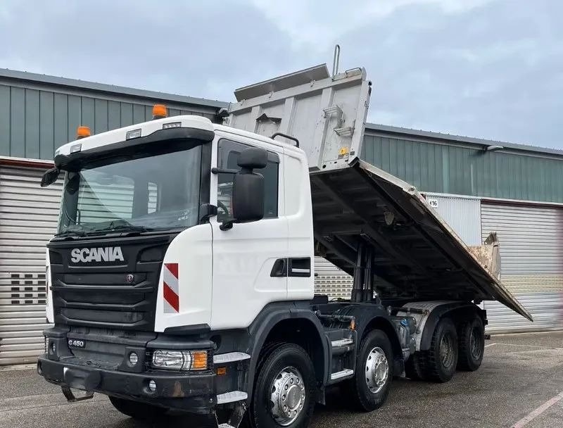 Scania G 450 8x4 | Meiller Bordmatik Wywrotka trójstronna | Retarder | 298.000 km!!!! | Euro 6 |1 właściciel - Sklápač: obrázok 2 Scania G 450 8x4 | Meiller Bordmatik Wywrotka trójstronna | Retarder | 298.000 km!!!! | Euro 6 |1 właściciel - Sklápač: obrázok 2