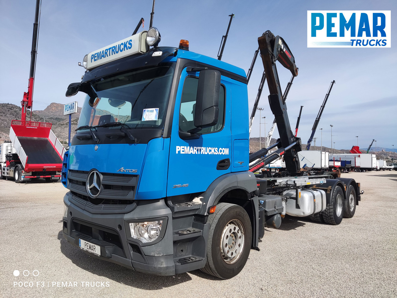 MERCEDES-BENZ ANTOS 2546 6X2 MULTILIFT - Kontejnérový podvozek/ Výměnná nástavba: obrázok 1 MERCEDES-BENZ ANTOS 2546 6X2 MULTILIFT - Kontejnérový podvozek/ Výměnná nástavba: obrázok 1
