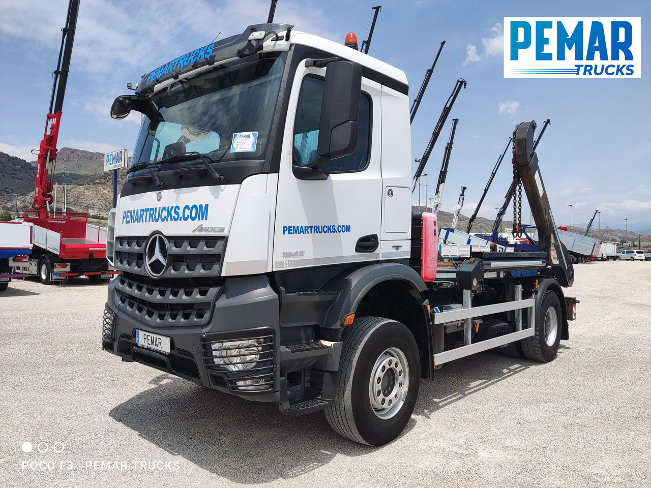MERCEDES-BENZ AROCS 1845 PORTACONTENEDOR CADENA - Ramenový nosič kontajnerov: obrázok 2 MERCEDES-BENZ AROCS 1845 PORTACONTENEDOR CADENA - Ramenový nosič kontajnerov: obrázok 2