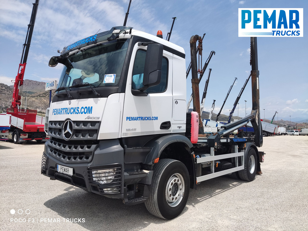 MERCEDES-BENZ AROCS 1845 PORTACONTENEDOR CADENA - Ramenový nosič kontajnerov: obrázok 1 MERCEDES-BENZ AROCS 1845 PORTACONTENEDOR CADENA - Ramenový nosič kontajnerov: obrázok 1
