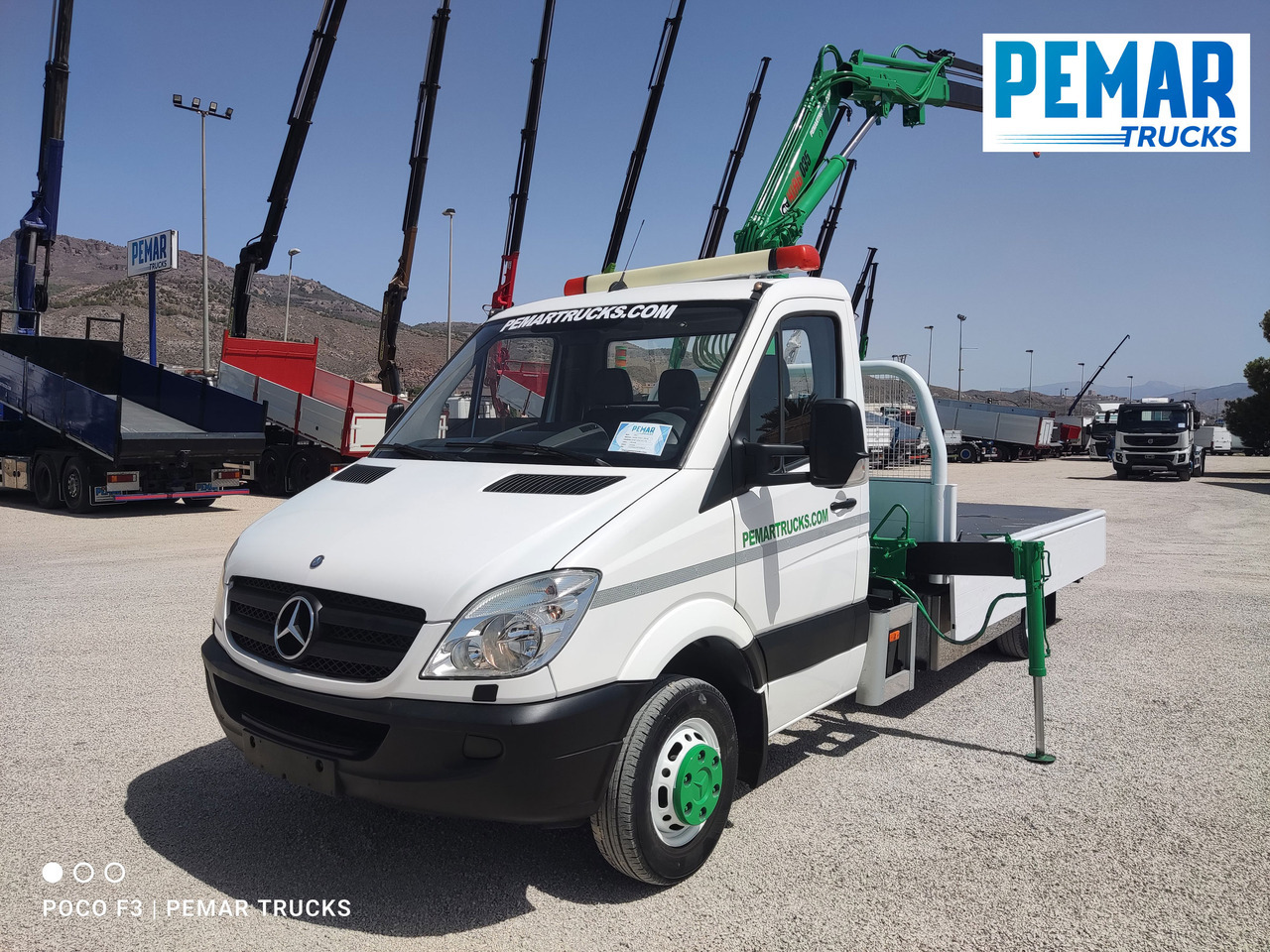 MERCEDES-BENZ SPRINTER 515 CDI GRUA CAJA FIJA 150 CV - Valníkový/ Plošinový nákladný automobil, Auto s hydraulickou rukou: obrázok 1 MERCEDES-BENZ SPRINTER 515 CDI GRUA CAJA FIJA 150 CV - Valníkový/ Plošinový nákladný automobil, Auto s hydraulickou rukou: obrázok 1