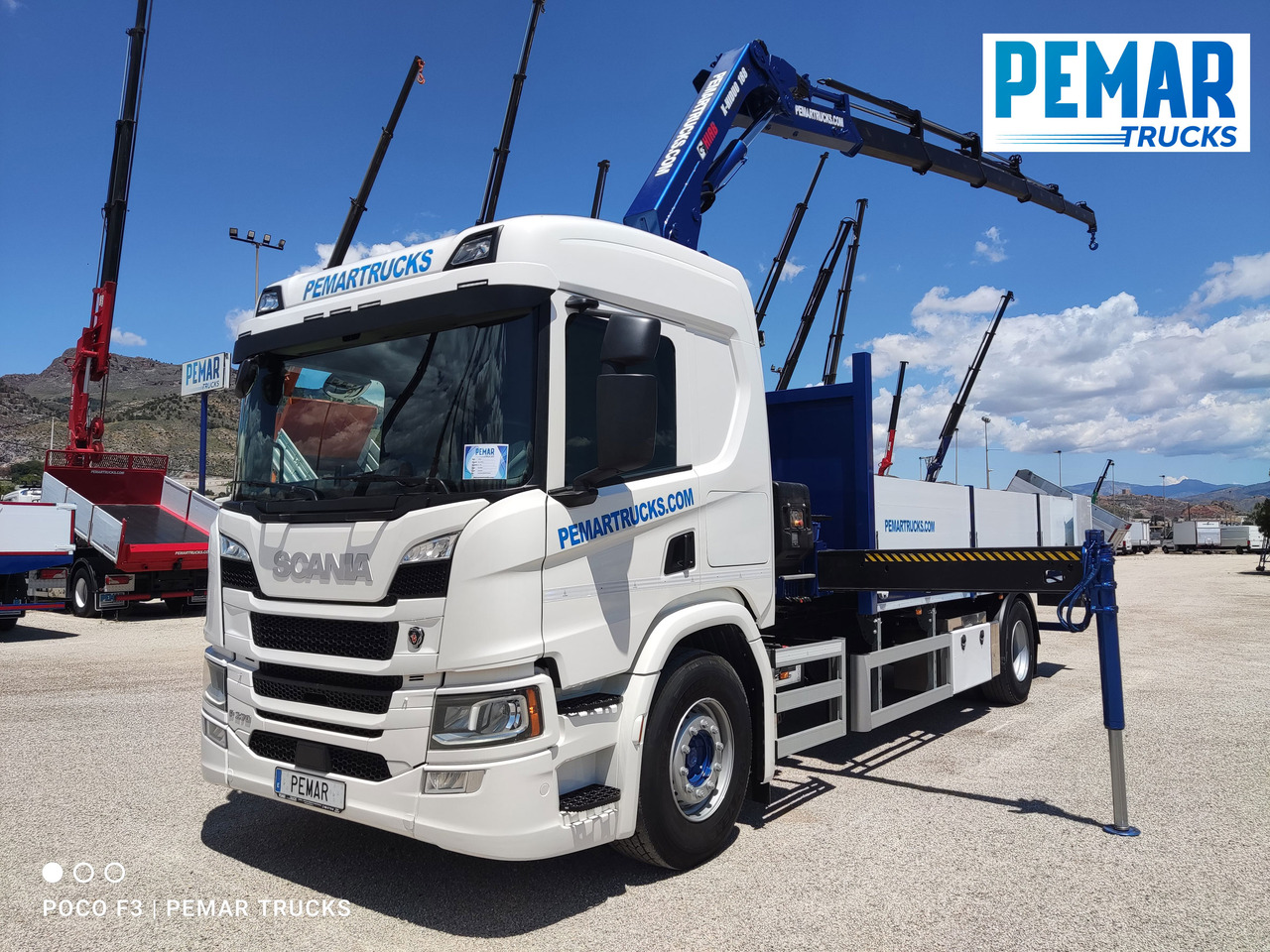 SCANIA P 370 GRUA CAJA FIJA 18T - Auto s hydraulickou rukou: obrázok 1 SCANIA P 370 GRUA CAJA FIJA 18T - Auto s hydraulickou rukou: obrázok 1