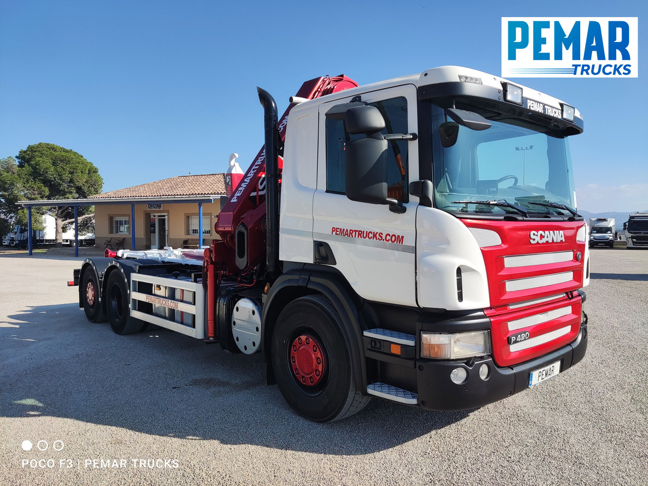 SCANIA P 420 GRUA GANCHO MULTILIFT 6X2 - Auto s hydraulickou rukou: obrázok 4 SCANIA P 420 GRUA GANCHO MULTILIFT 6X2 - Auto s hydraulickou rukou: obrázok 4