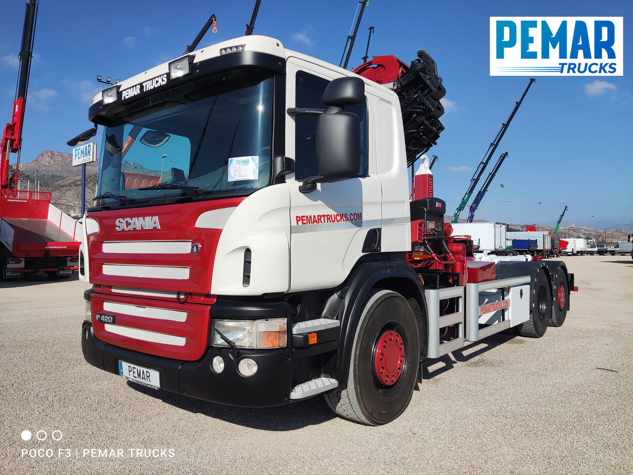 SCANIA P 420 GRUA GANCHO MULTILIFT 6X2 - Auto s hydraulickou rukou: obrázok 2 SCANIA P 420 GRUA GANCHO MULTILIFT 6X2 - Auto s hydraulickou rukou: obrázok 2