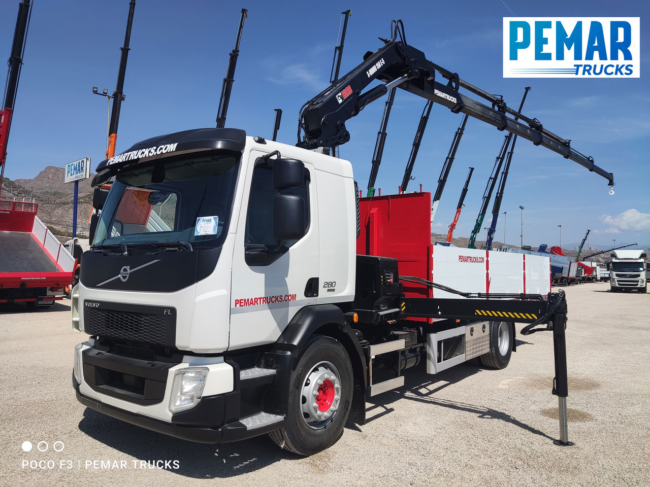 VOLVO FL 280 GRUA CAJA FIJA EURO 6 - Auto s hydraulickou rukou: obrázok 1 VOLVO FL 280 GRUA CAJA FIJA EURO 6 - Auto s hydraulickou rukou: obrázok 1