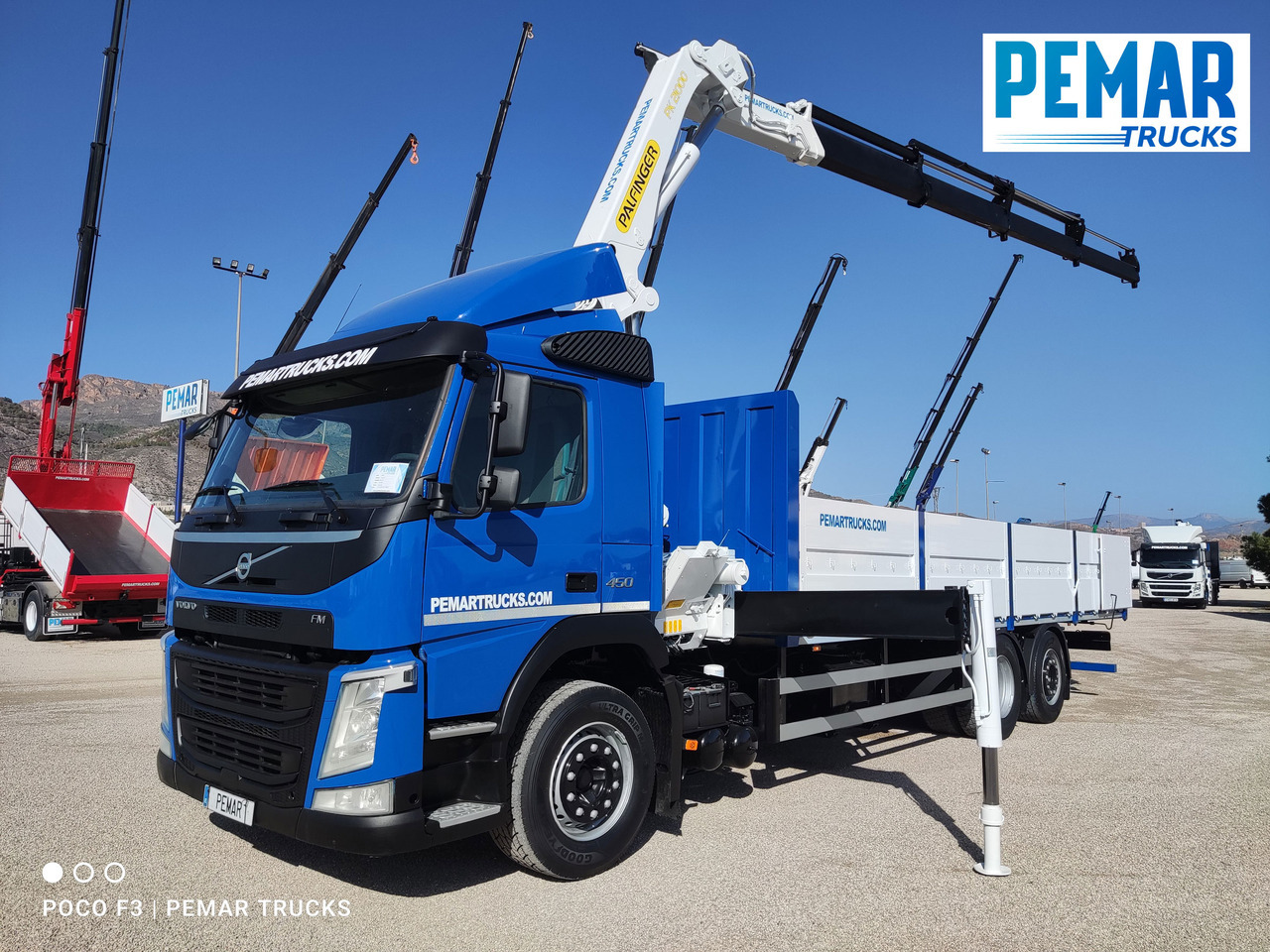 VOLVO FM 450 6X2 GRUA CAJA FIJA EURO 6 - Valníkový/ Plošinový nákladný automobil, Auto s hydraulickou rukou: obrázok 1 VOLVO FM 450 6X2 GRUA CAJA FIJA EURO 6 - Valníkový/ Plošinový nákladný automobil, Auto s hydraulickou rukou: obrázok 1