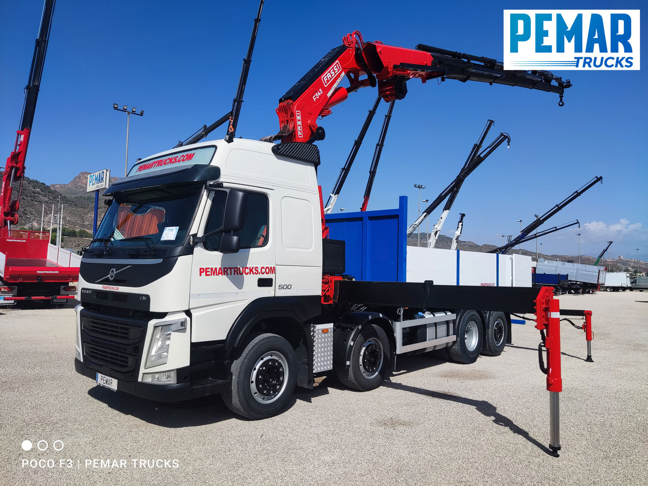 VOLVO FM 500 8X2 GRUA CAJA FIJA 32T - Auto s hydraulickou rukou: obrázok 1 VOLVO FM 500 8X2 GRUA CAJA FIJA 32T - Auto s hydraulickou rukou: obrázok 1