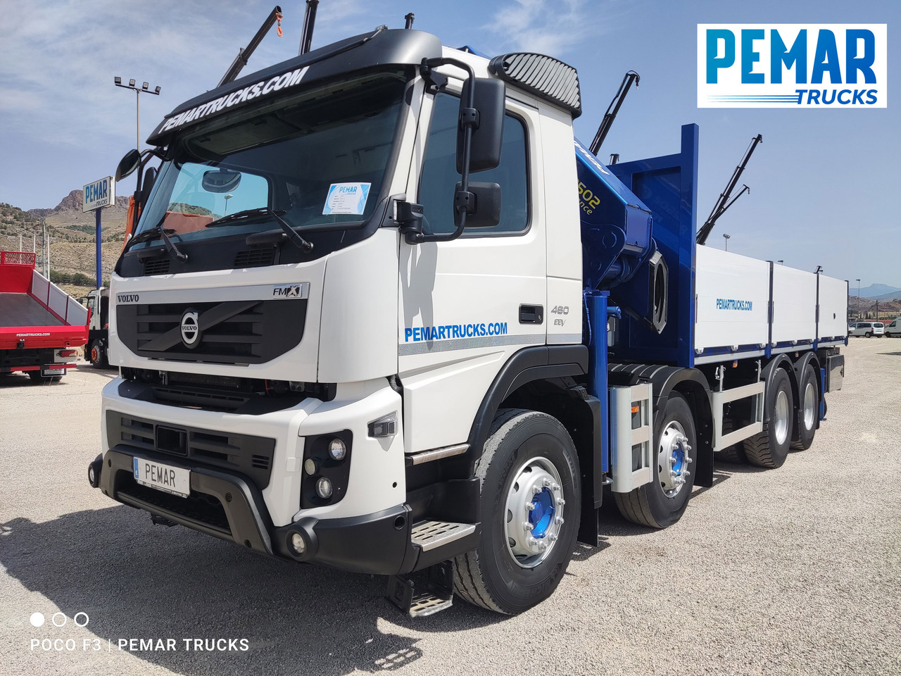 VOLVO FMX 460 8X4 GRUA CAJA FIJA ABIERTA - Valníkový/ Plošinový nákladný automobil: obrázok 2 VOLVO FMX 460 8X4 GRUA CAJA FIJA ABIERTA - Valníkový/ Plošinový nákladný automobil: obrázok 2