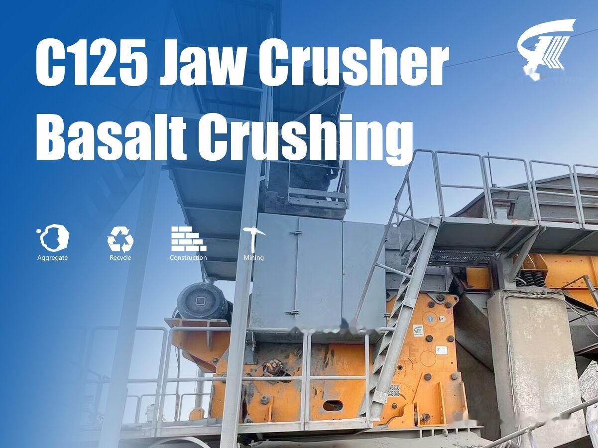 Kinglink C125 Basalt Stone Jaw Crusher - Čeľusťový drvič: obrázok 1 Kinglink C125 Basalt Stone Jaw Crusher - Čeľusťový drvič: obrázok 1