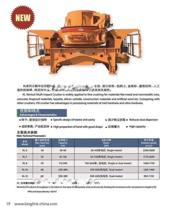 Kinglink KINGLINK New KL12 VSI Crusher - Nárazový drvič: obrázok 5 Kinglink KINGLINK New KL12 VSI Crusher - Nárazový drvič: obrázok 5