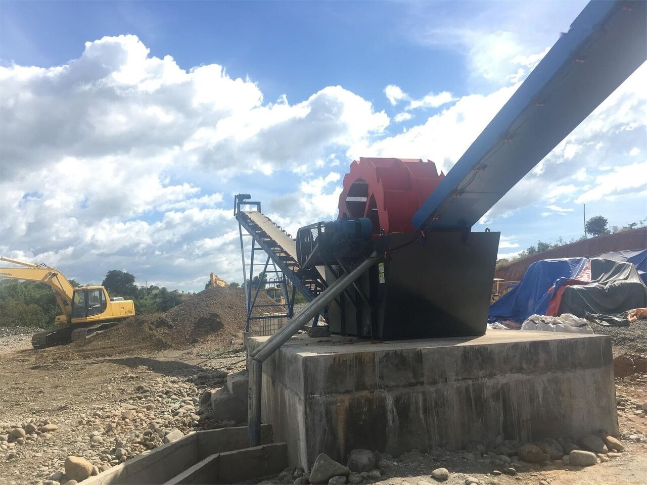 Kinglink XSD2610 Wheeled Bucket Sand Washer - Třídič: obrázok 1 Kinglink XSD2610 Wheeled Bucket Sand Washer - Třídič: obrázok 1