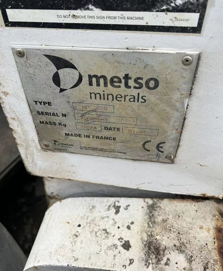 Metso Nordberg NP1620 - Nárazový drvič: obrázok 2 Metso Nordberg NP1620 - Nárazový drvič: obrázok 2