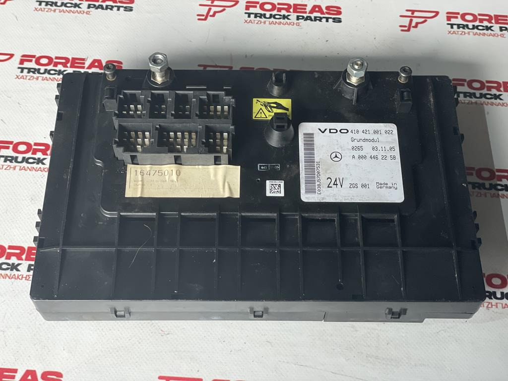 MERCEDES-BENZ ACTROS GRUNDMODUL - A 000 446 22 58 - Poistka pre Nákladné auto: obrázok 2 MERCEDES-BENZ ACTROS GRUNDMODUL - A 000 446 22 58 - Poistka pre Nákladné auto: obrázok 2