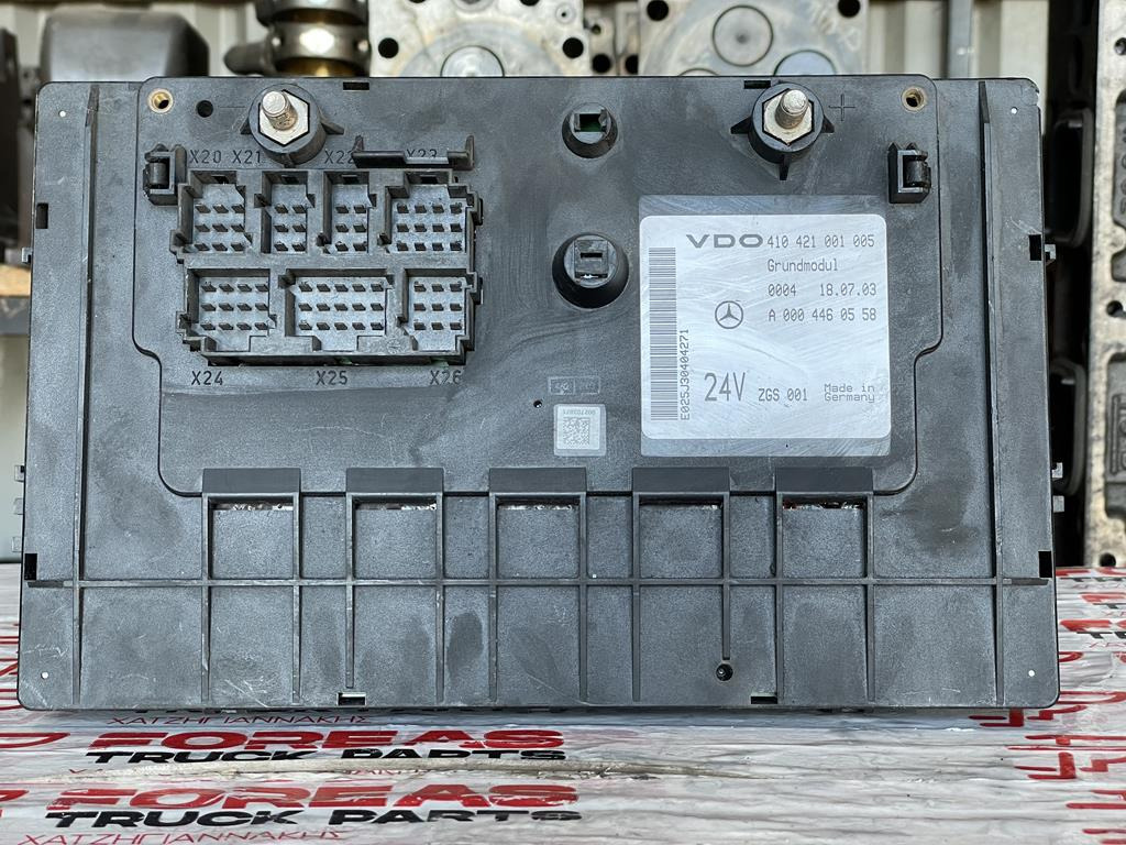 MERCEDES-BENZ ACTROS MP2 GRUNDMODUL - A 000 446 05 58 - Poistka pre Nákladné auto: obrázok 1 MERCEDES-BENZ ACTROS MP2 GRUNDMODUL - A 000 446 05 58 - Poistka pre Nákladné auto: obrázok 1