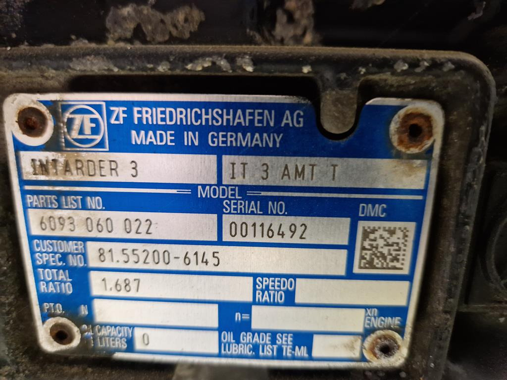 Prevodovka pre Nákladné auto ZF ASTRONIC 12AS 2331 TD WITH INTARDER 3: obrázok 8 Prevodovka pre Nákladné auto ZF ASTRONIC 12AS 2331 TD WITH INTARDER 3: obrázok 8
