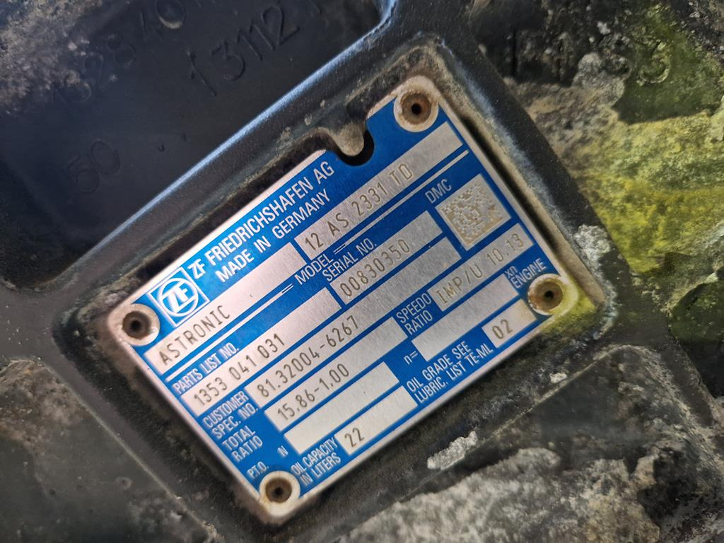 Prevodovka pre Nákladné auto ZF ASTRONIC 12AS 2331 TD WITH INTARDER 3: obrázok 7 Prevodovka pre Nákladné auto ZF ASTRONIC 12AS 2331 TD WITH INTARDER 3: obrázok 7