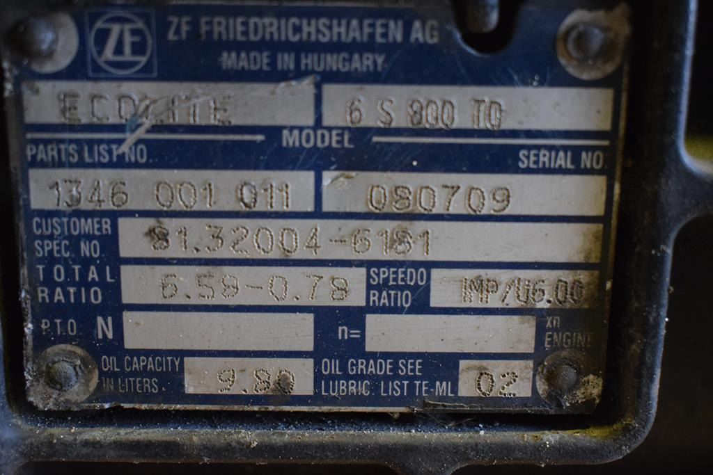 ZF ECOLITE 6S 800 TO - Prevodovka pre Nákladné auto: obrázok 5 ZF ECOLITE 6S 800 TO - Prevodovka pre Nákladné auto: obrázok 5