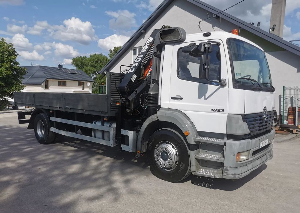 Valníkový/ Plošinový nákladný automobil, Auto s hydraulickou rukou Mercedes-Benz Atego 1823 żuraw HDS Atlas 105.2 koła 315/80R22,5: obrázok 18