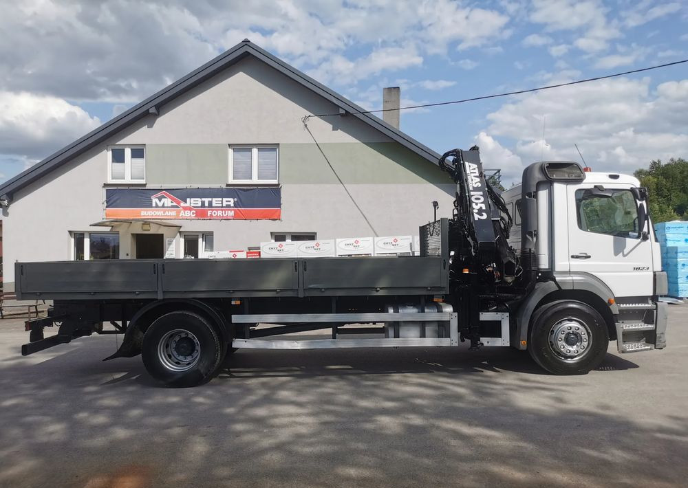 Valníkový/ Plošinový nákladný automobil, Auto s hydraulickou rukou Mercedes-Benz Atego 1823 żuraw HDS Atlas 105.2 koła 315/80R22,5: obrázok 19