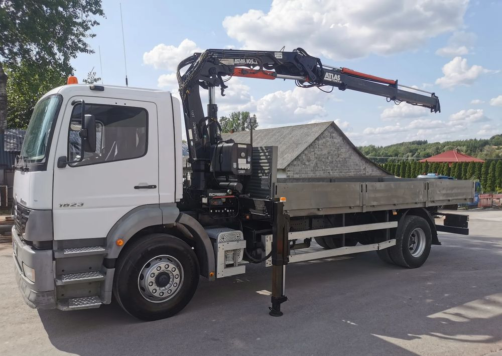 Valníkový/ Plošinový nákladný automobil, Auto s hydraulickou rukou Mercedes-Benz Atego 1823 żuraw HDS Atlas 105.2 koła 315/80R22,5: obrázok 6
