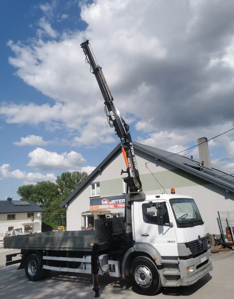 Valníkový/ Plošinový nákladný automobil, Auto s hydraulickou rukou Mercedes-Benz Atego 1823 żuraw HDS Atlas 105.2 koła 315/80R22,5: obrázok 7