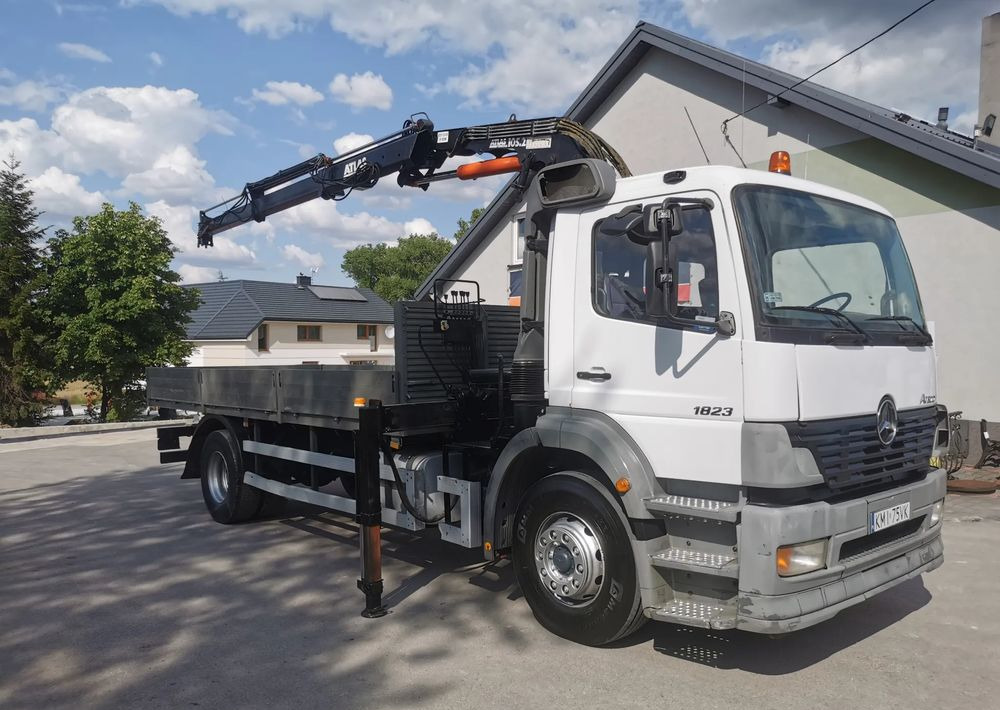 Mercedes-Benz Atego 1823 żuraw HDS Atlas 105.2 koła 315/80R22,5 - Valníkový/ Plošinový nákladný automobil, Auto s hydraulickou rukou: obrázok 1 Mercedes-Benz Atego 1823 żuraw HDS Atlas 105.2 koła 315/80R22,5 - Valníkový/ Plošinový nákladný automobil, Auto s hydraulickou rukou: obrázok 1