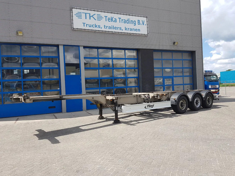 Fliegl SDS 380 MULTI BPW Disc Lift axle - Náves preprava kontajnerov/ Výmenná nadstavba: obrázok 1 Fliegl SDS 380 MULTI BPW Disc Lift axle - Náves preprava kontajnerov/ Výmenná nadstavba: obrázok 1