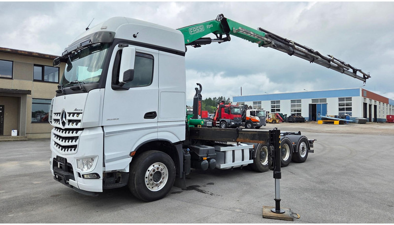Mercedes-Benz Arocs 3253 8X4*4 Fassi F295 - Hákový nosič kontajnerov, Auto s hydraulickou rukou: obrázok 1 Mercedes-Benz Arocs 3253 8X4*4 Fassi F295 - Hákový nosič kontajnerov, Auto s hydraulickou rukou: obrázok 1