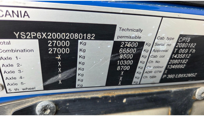 Sklápač Scania P360 6X2 Full Steel: obrázok 15 Sklápač Scania P360 6X2 Full Steel: obrázok 15