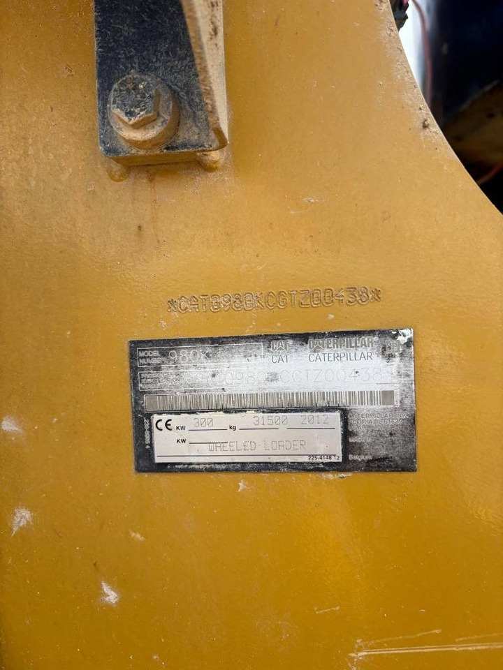 CAT 980 K - Kolesový nakladač: obrázok 4 CAT 980 K - Kolesový nakladač: obrázok 4