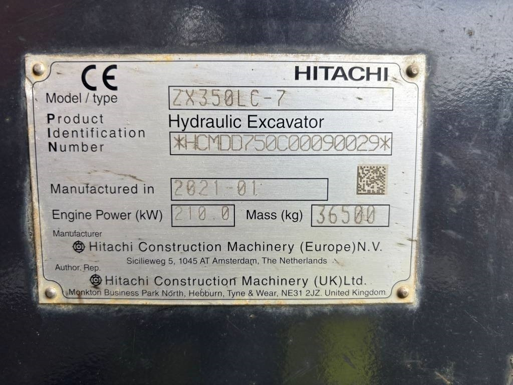 Hitachi ZX 350 LC-7 (Under Preparation) - Pásové rýpadlo: obrázok 2 Hitachi ZX 350 LC-7 (Under Preparation) - Pásové rýpadlo: obrázok 2