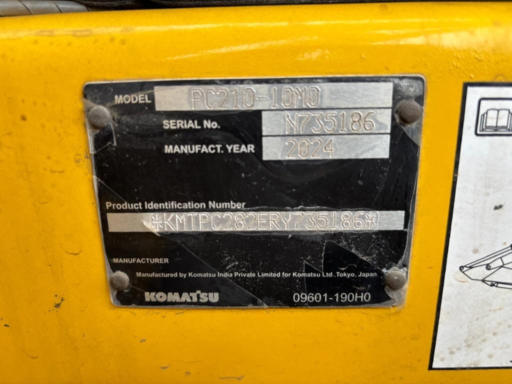 Nový Pásové rýpadlo Komatsu PC 210-10M0 (New / Non CE Certified): obrázok 8 Nový Pásové rýpadlo Komatsu PC 210-10M0 (New / Non CE Certified): obrázok 8