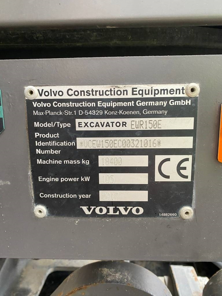 Volvo EWR 150 E (Under Preparation) - Kolesové rýpadlo: obrázok 2 Volvo EWR 150 E (Under Preparation) - Kolesové rýpadlo: obrázok 2