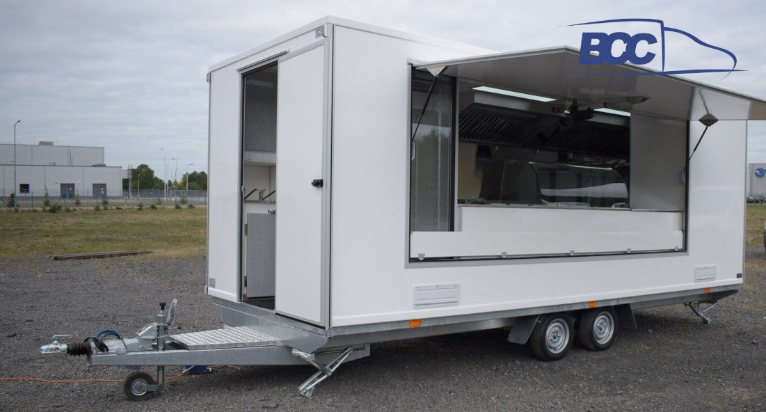 BCC POLSKA - PRZYCZEPA GASTRONOMICZNA - FOOD TRUCK - CATERING TRAILER - HANDLOWA, PIZZA, BURGER, KEBAB, KURCZAK Z ROŻNA, LODY, KAWA, PĄCZKI - Predajná príves: obrázok 1 BCC POLSKA - PRZYCZEPA GASTRONOMICZNA - FOOD TRUCK - CATERING TRAILER - HANDLOWA, PIZZA, BURGER, KEBAB, KURCZAK Z ROŻNA, LODY, KAWA, PĄCZKI - Predajná príves: obrázok 1