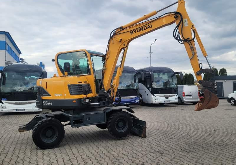 Hyundai ROBEX 55W-9 EXCAVATOR / SPROWADZONY Z FRANCJI - Kolesové rýpadlo: obrázok 4 Hyundai ROBEX 55W-9 EXCAVATOR / SPROWADZONY Z FRANCJI - Kolesové rýpadlo: obrázok 4