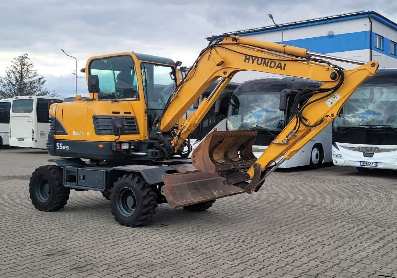 Hyundai ROBEX 55W-9 EXCAVATOR / SPROWADZONY Z FRANCJI - Kolesové rýpadlo: obrázok 1 Hyundai ROBEX 55W-9 EXCAVATOR / SPROWADZONY Z FRANCJI - Kolesové rýpadlo: obrázok 1