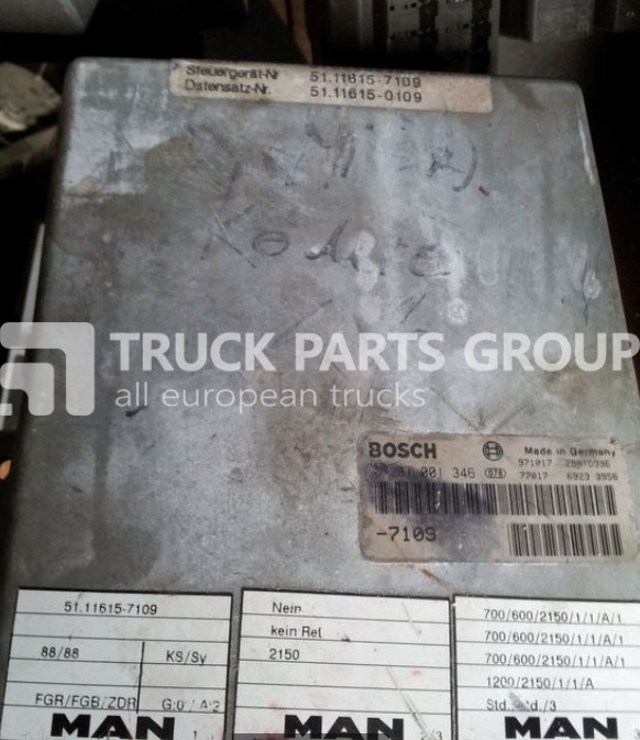MAN ECU EDC, engine control unit 4 series , L2000, 51116167173, 5111 control unit - Riadiaca jednotka pre Nákladné auto: obrázok 5 MAN ECU EDC, engine control unit 4 series , L2000, 51116167173, 5111 control unit - Riadiaca jednotka pre Nákladné auto: obrázok 5
