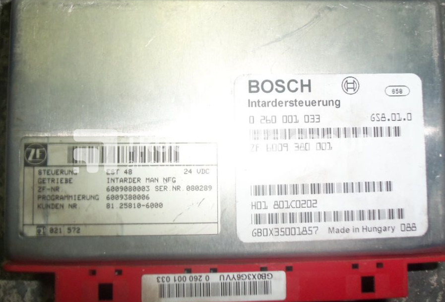 MAN TGA, TGX, EURO3 EURO4, EURO5 ECU intarder, retarder control unit control unit - Riadiaca jednotka pre Nákladné auto: obrázok 1 MAN TGA, TGX, EURO3 EURO4, EURO5 ECU intarder, retarder control unit control unit - Riadiaca jednotka pre Nákladné auto: obrázok 1
