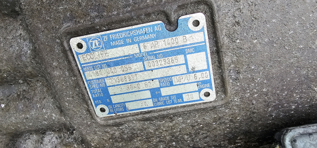 VOITH VOITH turbo gearboxes ZF ECOLIFE gearbox 6AP 1400B, ratio 3,36 - 0,62, 00323365, 6AP1400B Steurung EST ECOLIFE 6070003003, 4181040055, 4181040051, 4181040067, 4181080051, 4181080084, 4181040052, 41810 - Náhradný diel pre Nákladné auto: obrázok 4 VOITH VOITH turbo gearboxes ZF ECOLIFE gearbox 6AP 1400B, ratio 3,36 - 0,62, 00323365, 6AP1400B Steurung EST ECOLIFE 6070003003, 4181040055, 4181040051, 4181040067, 4181080051, 4181080084, 4181040052, 41810 - Náhradný diel pre Nákladné auto: obrázok 4