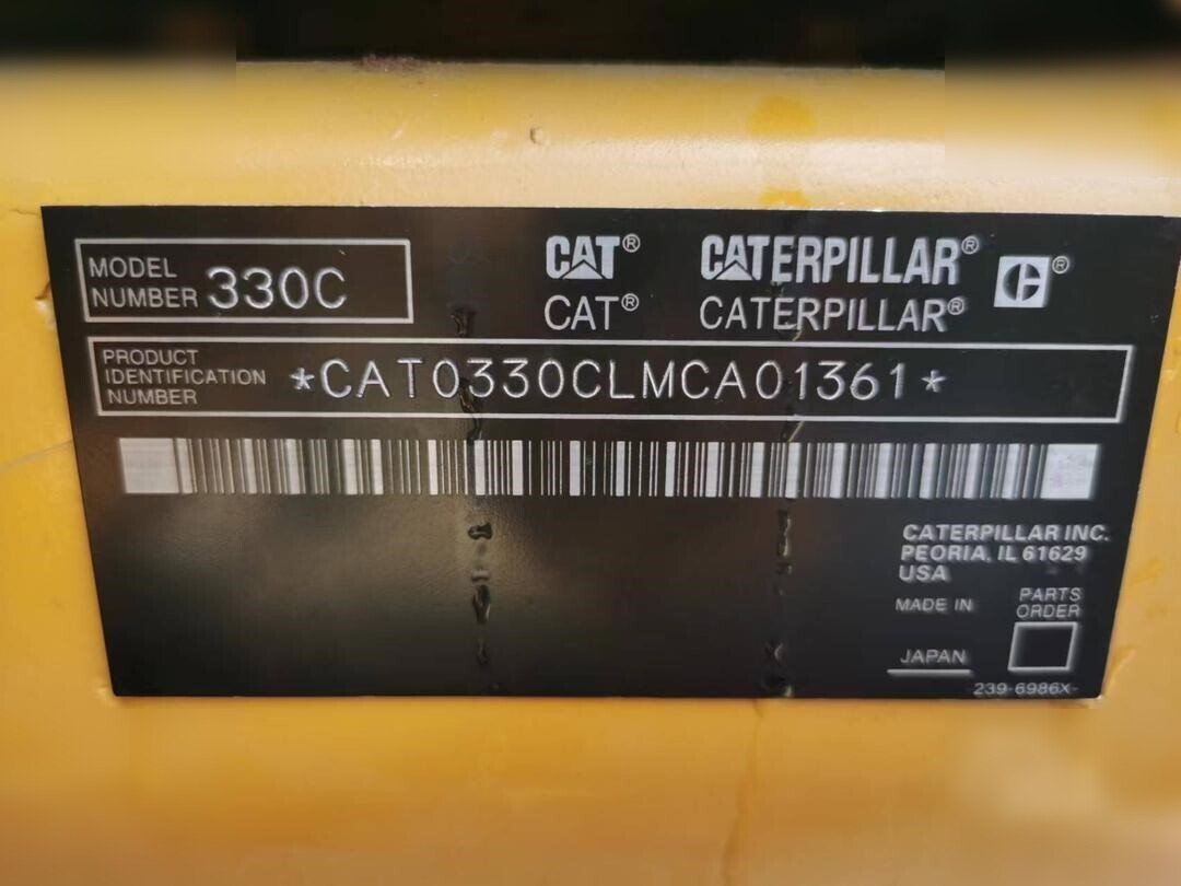 CATERPILLAR 330C - Pásové rýpadlo: obrázok 5 CATERPILLAR 330C - Pásové rýpadlo: obrázok 5