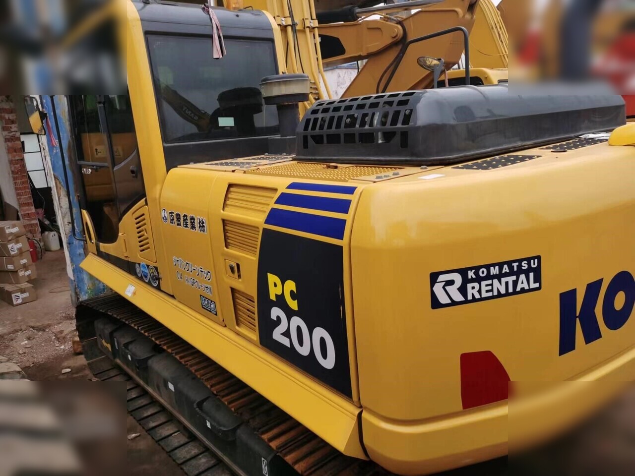 KOMATSU PC200 - Pásové rýpadlo: obrázok 2 KOMATSU PC200 - Pásové rýpadlo: obrázok 2