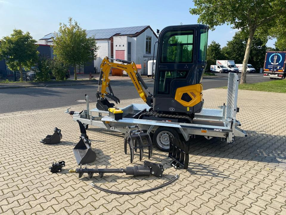 Minibagger BK1250KJSR + Tieflader + Zubehör *INKL.19% MWST*BERGER KRAUS*VERSTELLFAHRWERK* KUBOTA*SOFORT!* - Mini rýpadlo: obrázok 4 Minibagger BK1250KJSR + Tieflader + Zubehör *INKL.19% MWST*BERGER KRAUS*VERSTELLFAHRWERK* KUBOTA*SOFORT!* - Mini rýpadlo: obrázok 4