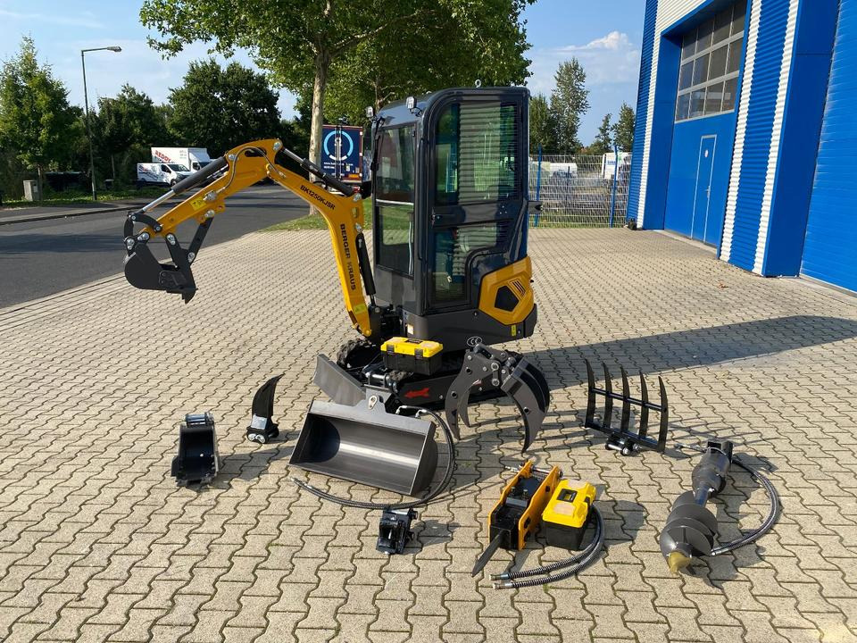 Minibagger BK1250KJSR inkl. großem Zubehörpaket *INKL.19% MWST*BERGER KRAUS*KUBOTA* VERSTELLFAHRWERK*SOFORT!* - Mini rýpadlo: obrázok 2 Minibagger BK1250KJSR inkl. großem Zubehörpaket *INKL.19% MWST*BERGER KRAUS*KUBOTA* VERSTELLFAHRWERK*SOFORT!* - Mini rýpadlo: obrázok 2