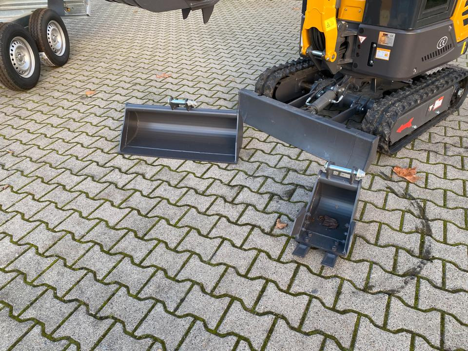 Minibagger BK1250KSR im Komplettpaket mit Kippanhänger und Auffahrrampen *INKL.19% MWST*BERGER KRAUS*SOFORT!* - Mini rýpadlo: obrázok 4 Minibagger BK1250KSR im Komplettpaket mit Kippanhänger und Auffahrrampen *INKL.19% MWST*BERGER KRAUS*SOFORT!* - Mini rýpadlo: obrázok 4