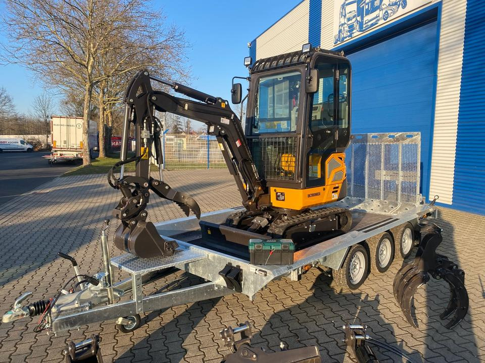 Minibagger BK2000NKSR + Tieflader + Zubehör *INKL.19% MWST*BERGER KRAUS*KUBOTA* KLIMA*SCHWENKARM*VERSTELLFAHRWERK* - Mini rýpadlo: obrázok 4 Minibagger BK2000NKSR + Tieflader + Zubehör *INKL.19% MWST*BERGER KRAUS*KUBOTA* KLIMA*SCHWENKARM*VERSTELLFAHRWERK* - Mini rýpadlo: obrázok 4