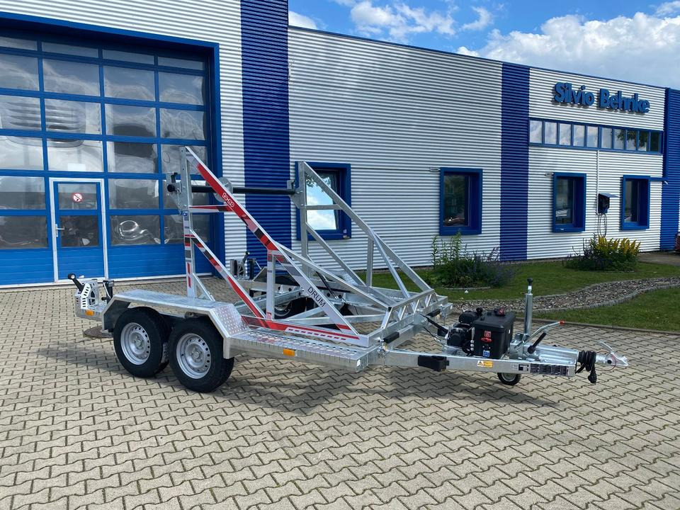 Vermietung / Kabelanhänger 3500KG E-Winde / Nutzlast 2749KG / Kabeltrommel-Anhänger / Glasfaser/ 3 Tage - Káblový príves: obrázok 1 Vermietung / Kabelanhänger 3500KG E-Winde / Nutzlast 2749KG / Kabeltrommel-Anhänger / Glasfaser/ 3 Tage - Káblový príves: obrázok 1