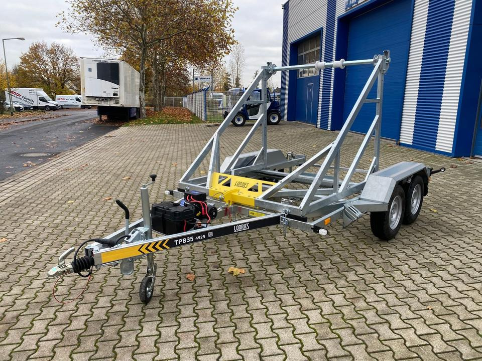 Vermietung / Kabelanhänger 3500KG E-Winde / Nutzlast 2825KG / Kabeltrommel-Anhänger / Glasfaser/ 3 Tage - Káblový príves: obrázok 3 Vermietung / Kabelanhänger 3500KG E-Winde / Nutzlast 2825KG / Kabeltrommel-Anhänger / Glasfaser/ 3 Tage - Káblový príves: obrázok 3