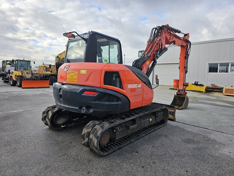 KUBOTA KX080-4a - Mini rýpadlo: obrázok 3 KUBOTA KX080-4a - Mini rýpadlo: obrázok 3